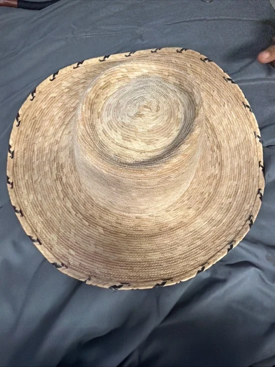 l*space Natural Straw Wide-Brim Beach Hat - Picture 2 of 16